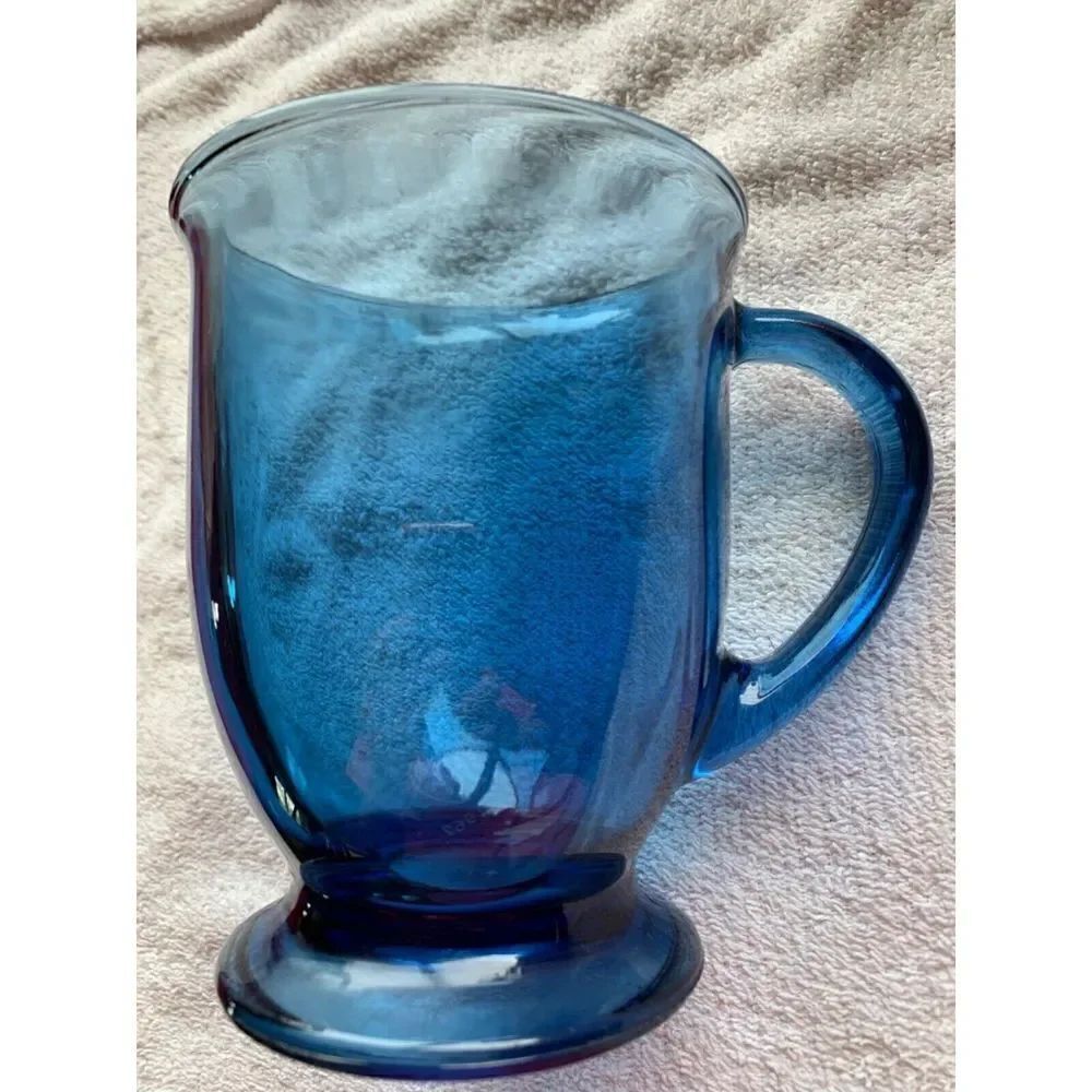 Blue Viking Glass Mug